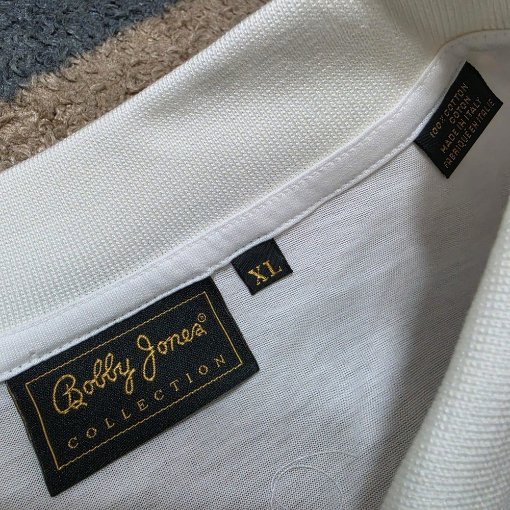 Indianapolis Colts Polo Shirt Made in Italy Bobby Jones White XL NWT - Picture 5 of 9
